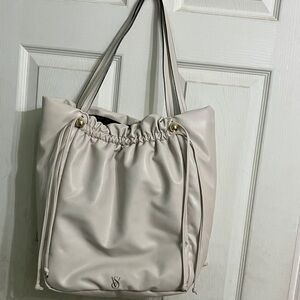 Victoria's Secret Cream Tote Bag
